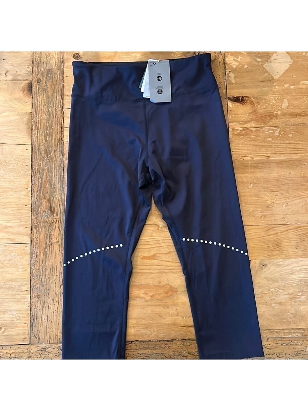 𝅺NWT Mountain Warehouse Time Trial Reflective Capri Legging Navy 8